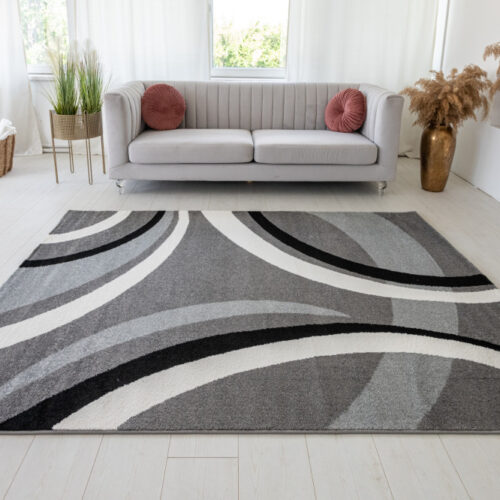 Modern szőnyeg Malaga 2310 (Gray) 60xszett 3db os Szürke