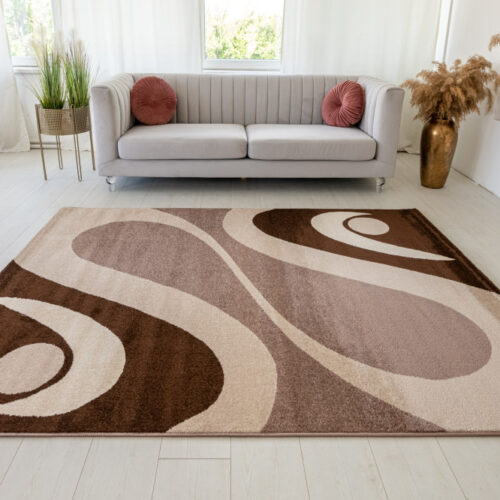 Modern szőnyeg Malaga 2311 (Brown) 60xszett 3db os Barna