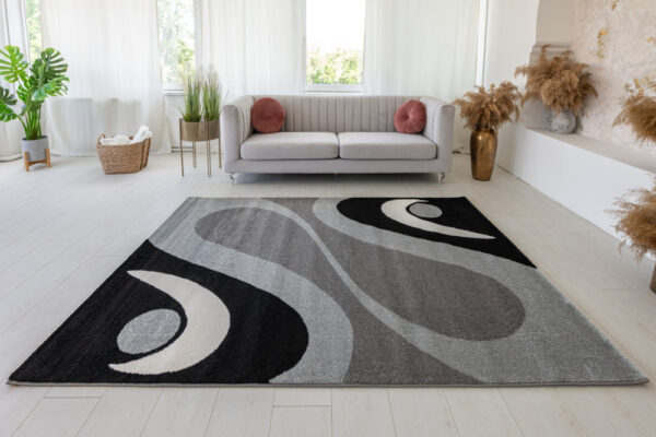 Modern szőnyeg Malaga 2311 (Gray) 60xszett 3db os Szürke