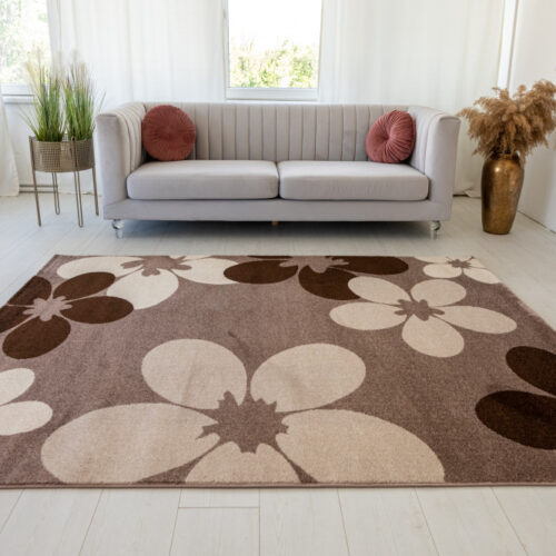 Modern szőnyeg Malaga 2312 (Brown) 60xszett 3db os