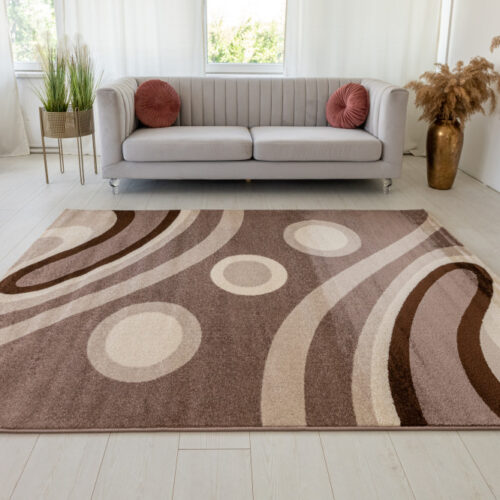 Modern szőnyeg Malaga 2313 (Brown) 60xszett 3db os Barna