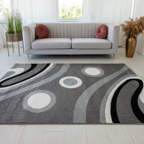 Modern szőnyeg Malaga 2313 (Gray) 60xszett 3db os Szürke