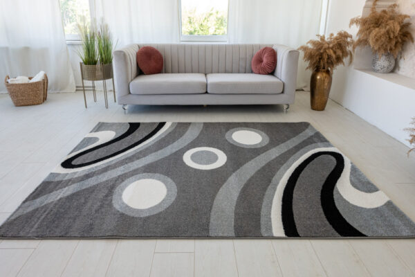 Modern szőnyeg Malaga 2313 (Gray) 60xszett 3db os Szürke
