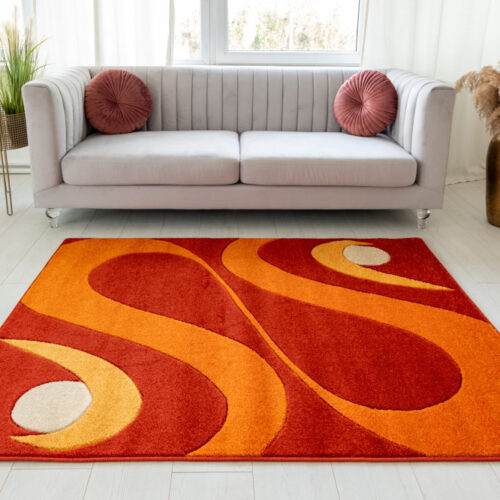 Modern Szőnyeg Margaret 2331 (Terra) 60x110cm Narancs
