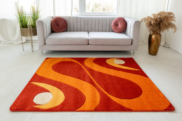 Modern Szőnyeg Margaret 2331 (Terra) 60x110cm Narancs