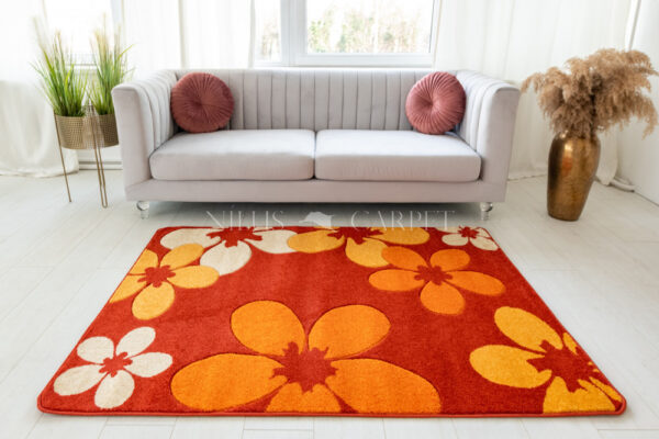 Modern Szőnyeg Margaret 307 (Terra) 60x110cm Narancs