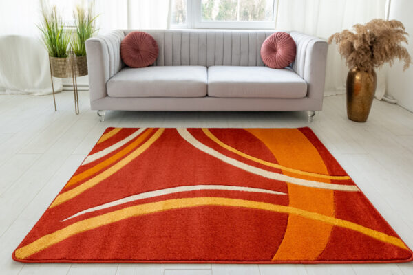Modern Szőnyeg Margaret 81181 (Terra) 60x220cm Narancs