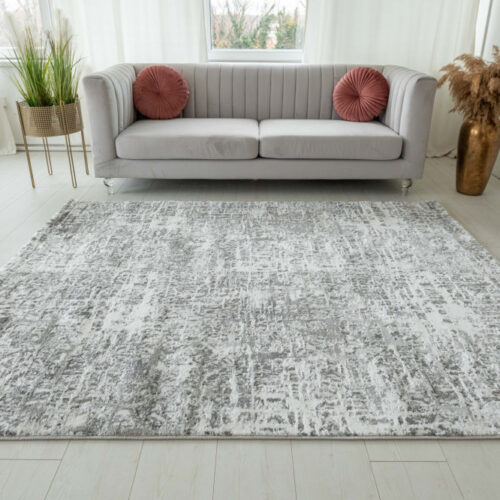 Modern szőnyeg Palace 1850 (Grey) 80x140cm Krém-Szürke