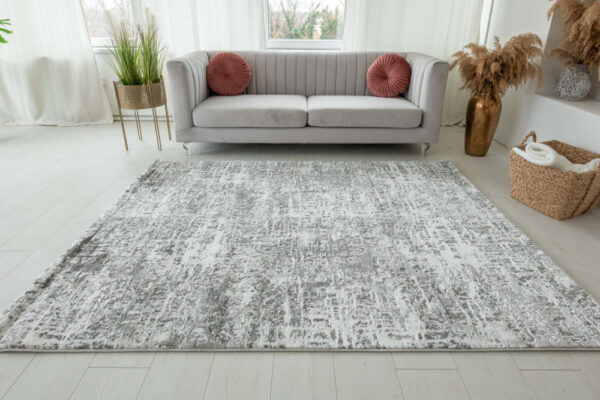 Modern szőnyeg Palace 1850 (Grey) 80x140cm Krém-Szürke