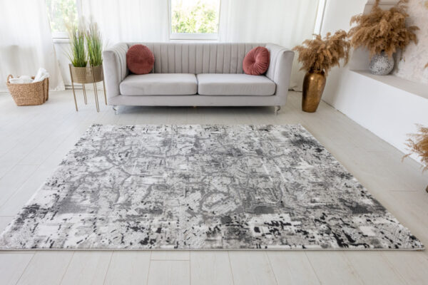 Modern szőnyeg Palace 1851 (Grey) 80x140cm Krém-Szürke