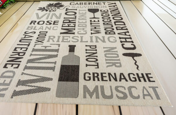 Sizal szőnyeg Wine boros Bézs 80x150cm szőnyeg