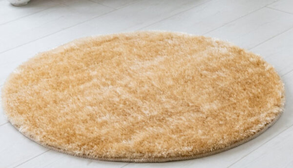 Shaggy szőnyeg Crystal plüss (Beige) Kerek 80cm Bézs