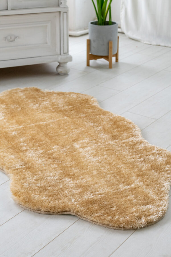 Shaggy szőnyeg Crystal plüss (Beige) Poszt 80x150cm Bézs