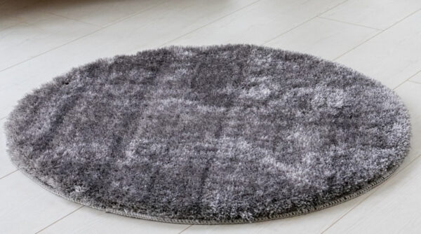 Shaggy szőnyeg Crystal plüss (Grey) Kerek 80cm Szürke