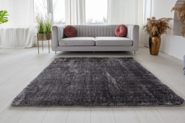 Shaggy szőnyeg Crystal plüss (Grey) 80x150cm Szürke