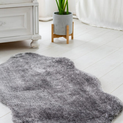 Shaggy szőnyeg Crystal plüss (Grey) Poszt 80x150cm Szürke