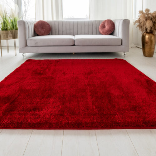Shaggy szőnyeg Crystal plüss (Red) 67x110cm Piros