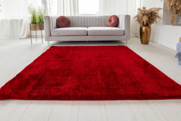 Shaggy szőnyeg Crystal plüss (Red) 67x110cm Piros